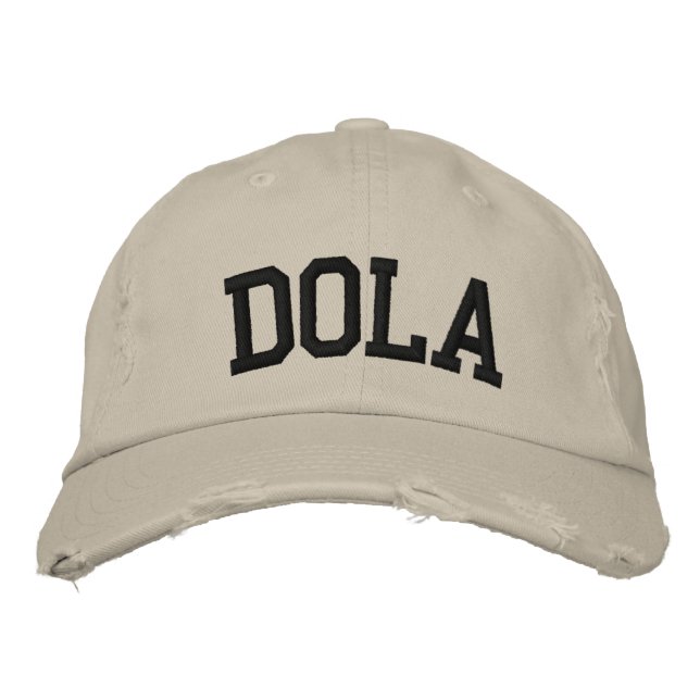 Dola Embroidered Hat (Front)