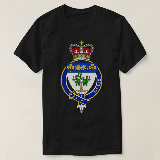 Dolan Coat of Arms  Family Crest Premium  T-Shirt (Design Front)
