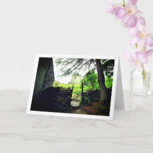 Dolbadarn Castle Landscape, North Wales Card