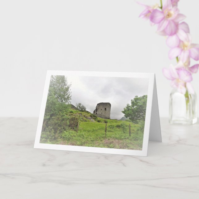 Dolbadarn Castle, North Wales Card (Orchid)