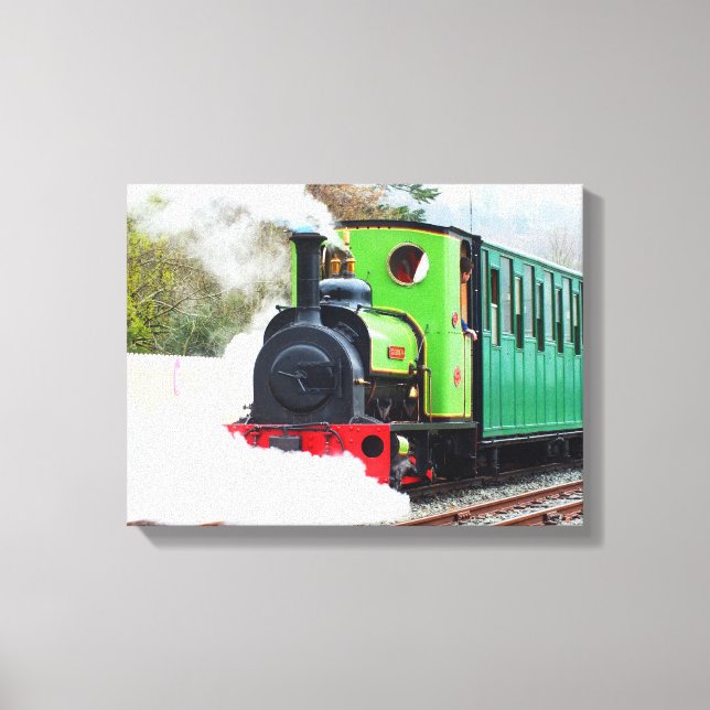 Dolbadarn train canvas print (Front)
