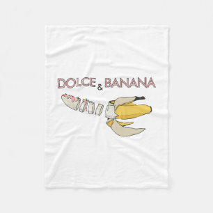 Dolce & Banana  Fleece Blanket