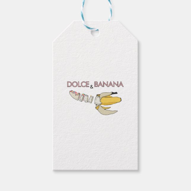 Dolce & Banana  Gift Tags (Front)