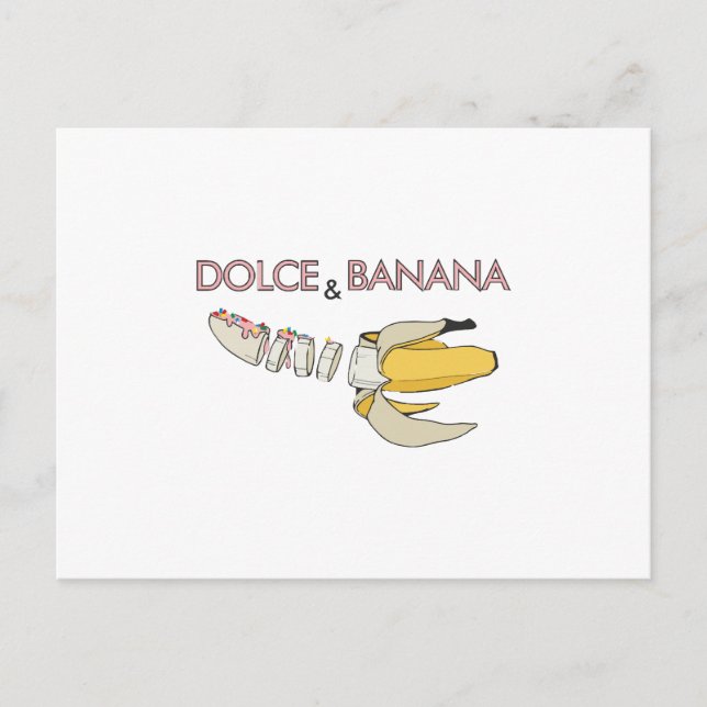 Dolce & Banana  Holiday Postcard (Front)