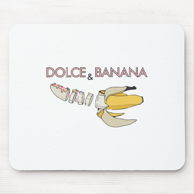 Dolce & Banana  Mouse Mat (Front)