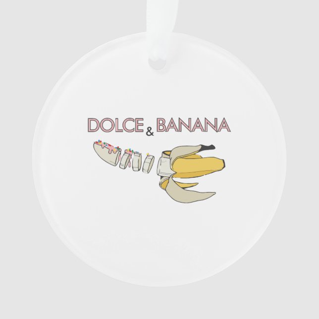 Dolce & Banana  Ornament (Front)