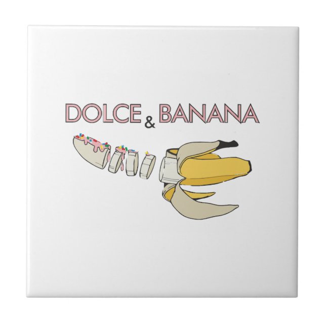 Dolce & Banana  Tile (Front)