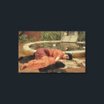 Dolce Far Niente, 1904 Canvas Print<br><div class="desc">Dolce Far Niente,  1904 | by John William Godward | Art Location: Private Collection | English Artist | Image Collection Number: BAL7196</div>