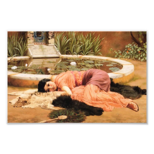 Dolce Far Niente by John Godward Photo Print (Front)