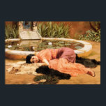Dolce Far Niente by John Godward Poster<br><div class="desc">Dolce Far Niente is one of the most famous paintings by the Neo-Classicist artist,  John William Godward. Sweet Idleness is the direct translation of this painting's title and was also the name given to as many of seven other artworks during his career.</div>