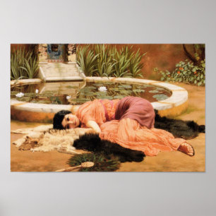 Dolce Far Niente by John Godward Poster