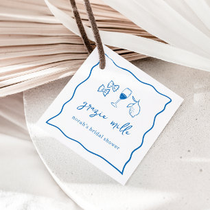 Dolce Vita Handwritten Bridal Shower Favour Tags