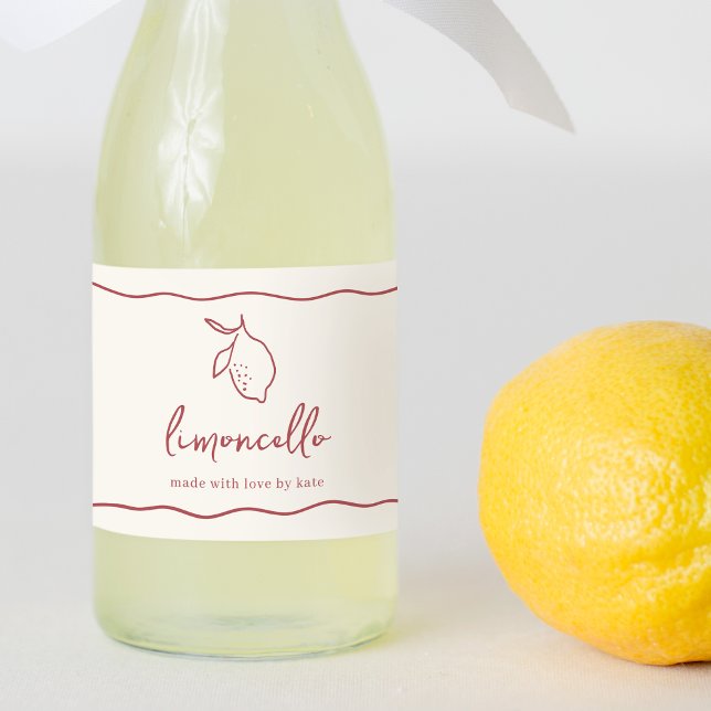 Dolce Vita Handwritten Limoncello Label (Creator Uploaded)
