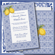 Dolce Vita - Italian Tiles and Lemons Wedding