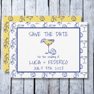 Dolce Vita Limoncello drink wedding Save the Date