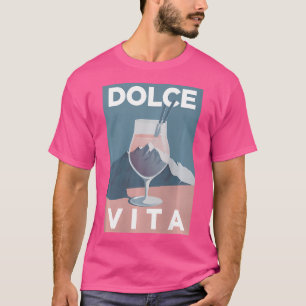Dolce Vita Painting Italia Mountains Hiking Spritz T-Shirt
