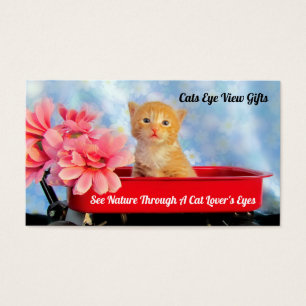 Dolce's Wagon - Business Card - Cat Design