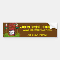 Dole Whip Daily Bumper Sticker