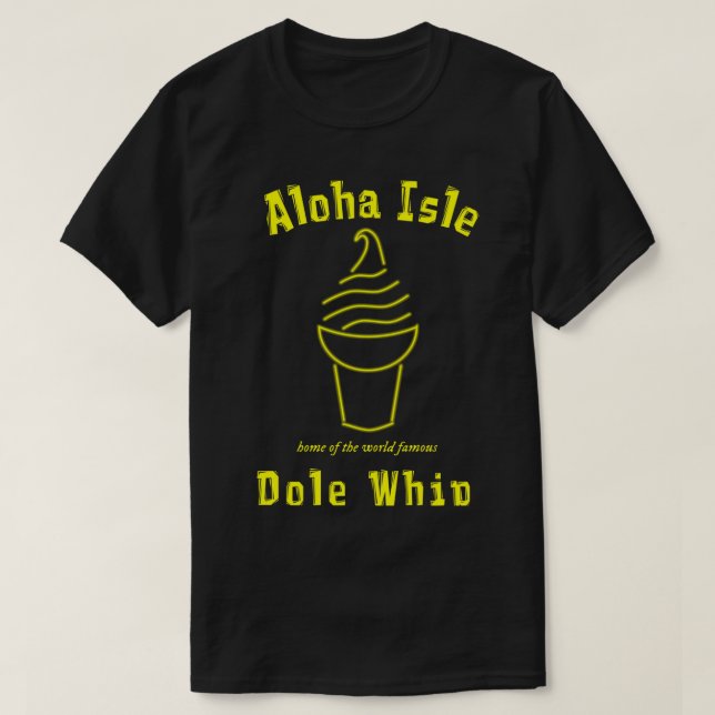 Dole Whip Neon .png T-Shirt (Design Front)