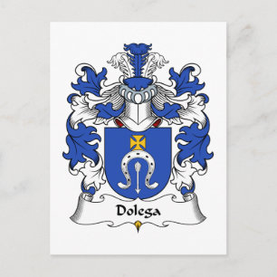 Dolega Family Crest Postcard