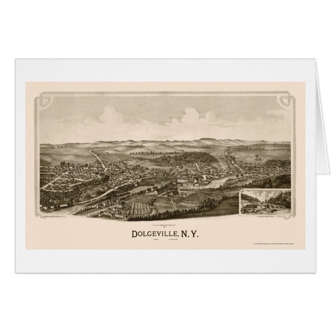 Dolgeville, NY Panoramic Map - 1890 (Front Horizontal)