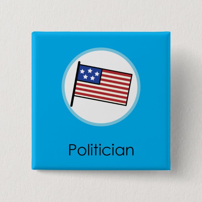 Doljabi Doljanchi Dol Korean 1st First birthday 15 Cm Square Badge (Front)