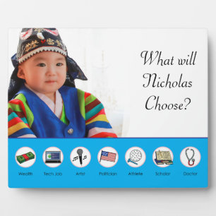 Doljabi Doljanchi Dol Korean 1st First birthday Plaque