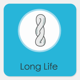 Doljabi Doljanchi Korean First birthday Long Life Square Sticker