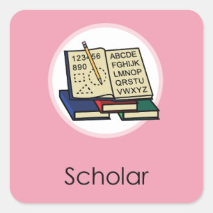 Doljabi Doljanchi Korean First birthday Scholar Square Sticker