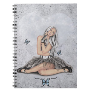 Doll at heart Butterfly Notebook