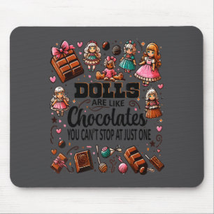 Doll Collector Delight Funny Quote Collecting Hobb Mouse Mat