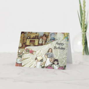 Doll Collectors Birthday Card