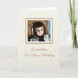 Doll Frances Godmother Birthday Card
