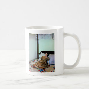Doll on Four Poster Bed Coffee Mug