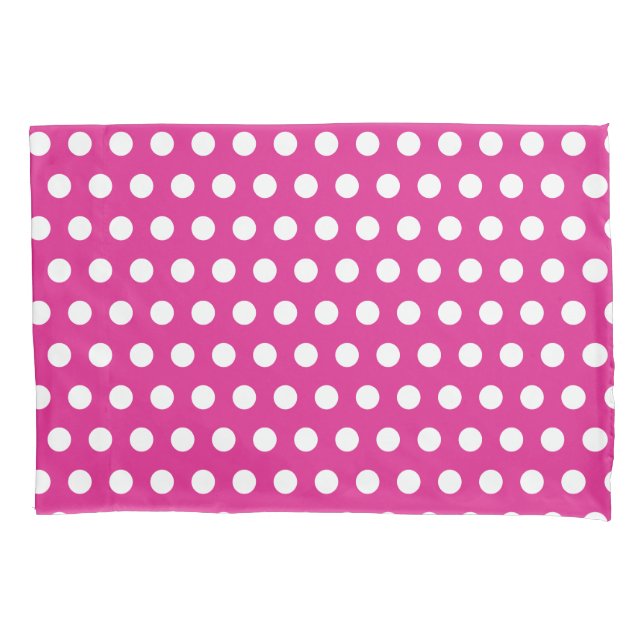 Doll Pink Polka Dot Duvet Cover (Front)
