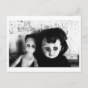 Doll Portrait - Doll sisters Postcard
