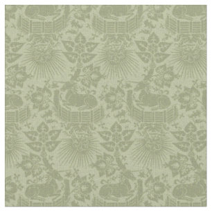 Doll-Scale Renaissance Unicorn Garden, Willow Fabric