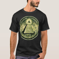 Dollar allseeing eye symbol masonic pyramid triang