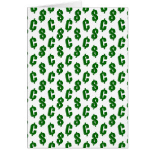 Dollar and cent signs pattern
