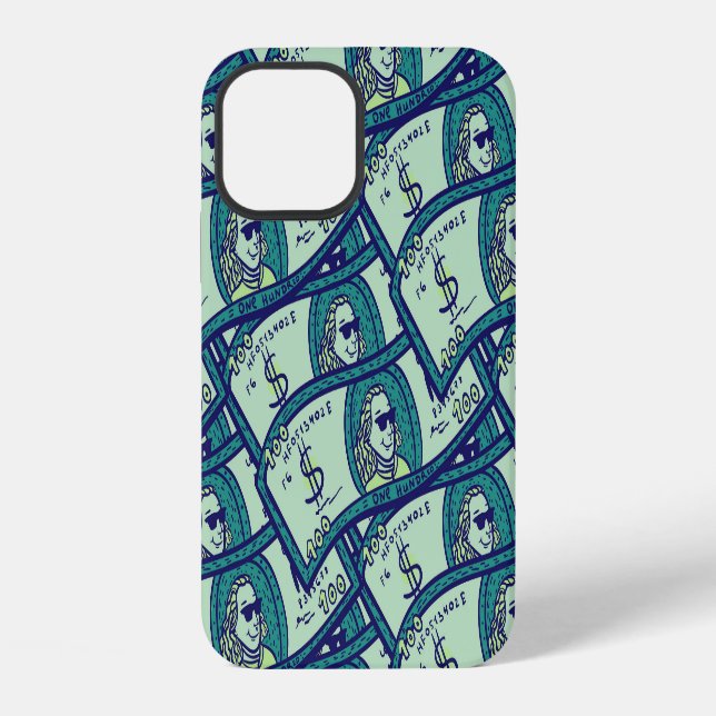 Dollar Banknotes: Seamless Money Pattern iPhone Case (Back)