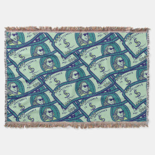Dollar Banknotes: Seamless Money Pattern Throw Blanket