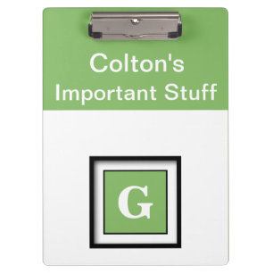 Dollar Bill Top Monochromatic Clipboard