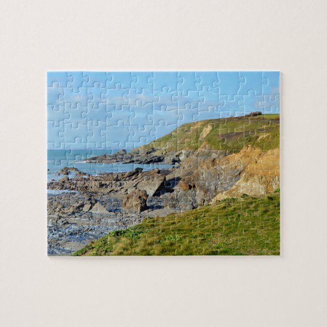 Dollar Cove Cornwall England Poldark Location Jigsaw Puzzle (Horizontal)