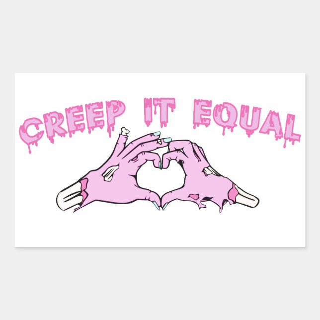 Dollar Is My Sign – Hot Pink Hustle Design Rectangular Sticker (Front)