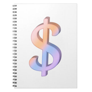 Dollar sign 1 notebook