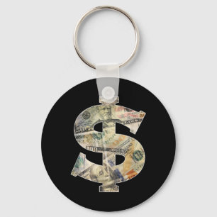 Dollar Sign Cool Money Key Ring
