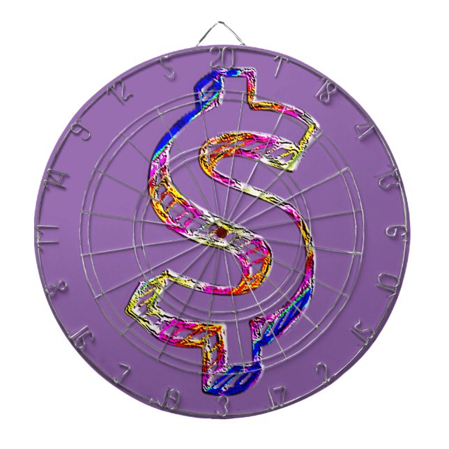 Dollar sign dartboard (Front)