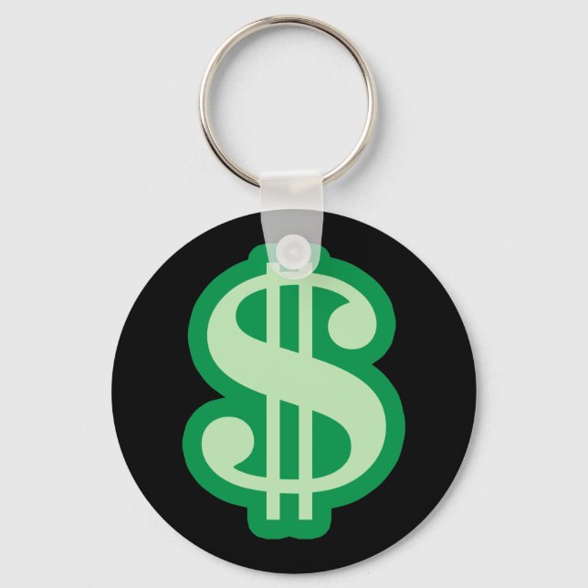 Dollar Sign Key Ring (Front)