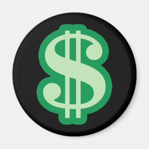 Dollar Sign Magnet
