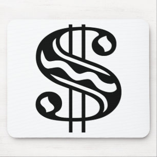 Dollar Sign Mouse Mat
